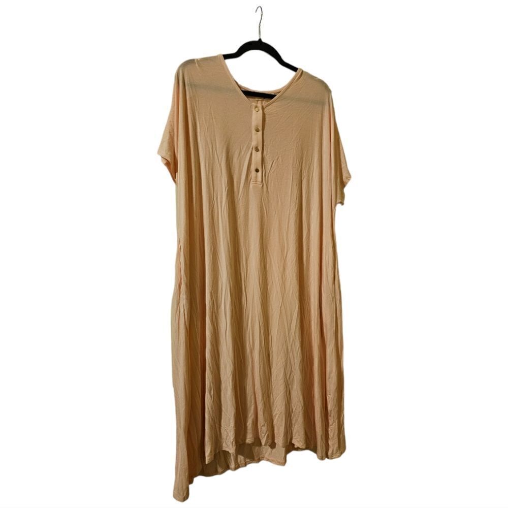 NESTING OLIVE Soft Pink Maxi‎ Dress - Size L/XL
